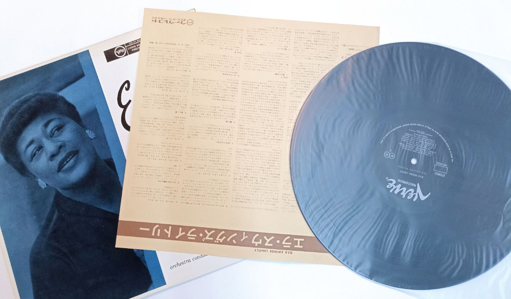 Винтажная виниловая пластинка LP Ella Fitzgerald Ella Swings Lightly (Japan 1973)
