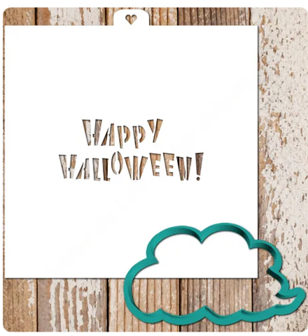 Трафарет+форма "Happy Halloween"