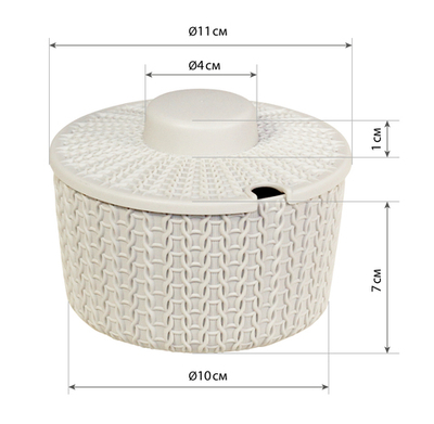 Сахарница ВЯЗАНИЕ 0,45л М1197