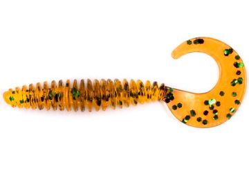 Твистеры съедоб. искусст. LJ Pro Series ULTRAWORM CURLY 3,0in (07.62)/PA19 7шт.