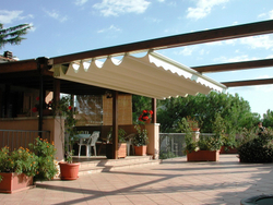 Тентовая пергола Т5