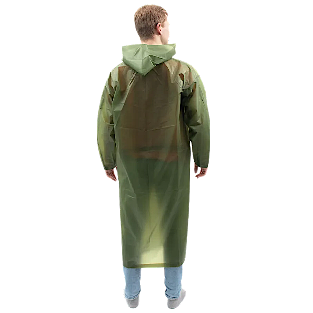 Плащ-дождевик Следопыт PF-RC-15 80х131см на кнопках с капюшоном цв.Army Green -