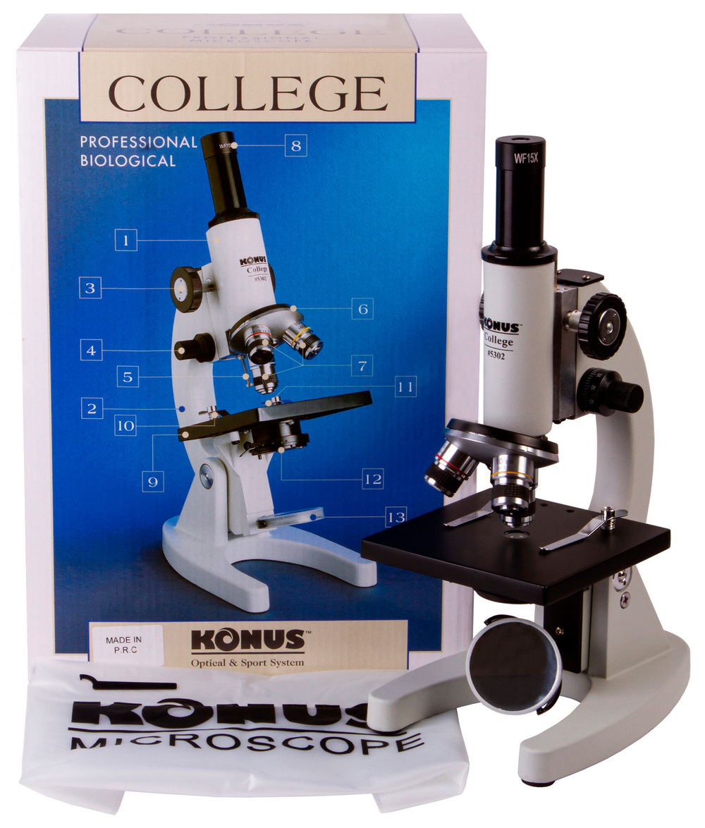 Микроскоп Konus College 600x - фото 14