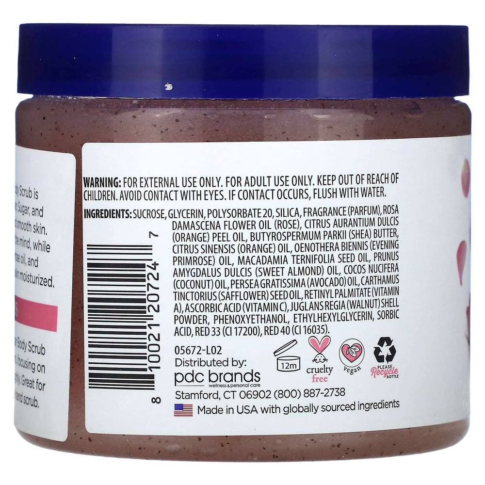 Dr. Teal's, сахарный скраб с маслом ши, эфирное масло розы, 538 г (19 унций)