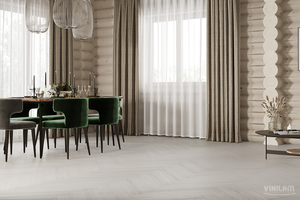 Виниловый ламинат VINILAM PARQUET Herringbone GD11366 Паркет Санторини Glue