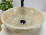 Раковина из оникса Bowl Yellow TinLip BO-61062 40*40*15