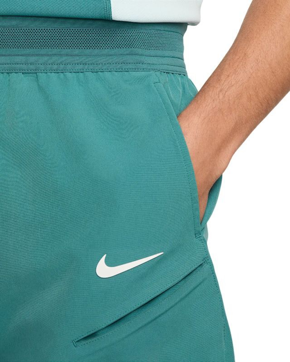 Мужские теннисные шорты Nike Court Slam Dri-Fit Tennis - Бирюзовый
