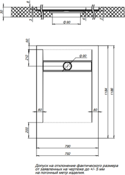 Душевой поддон Aquanet Delight 120x80