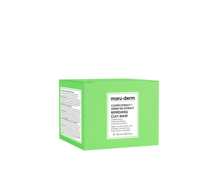 Maruderm Глиняная маска Coffee Extract + Green Tea Extract Refreshing Clay Mask 100 мл