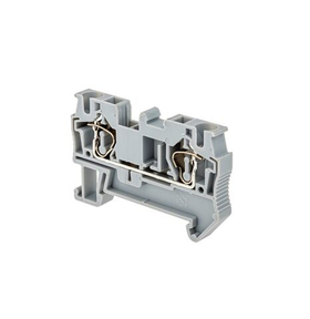 Клемма пружинная проходная, 4 мм2, серая MTS-4 арт.: 88302