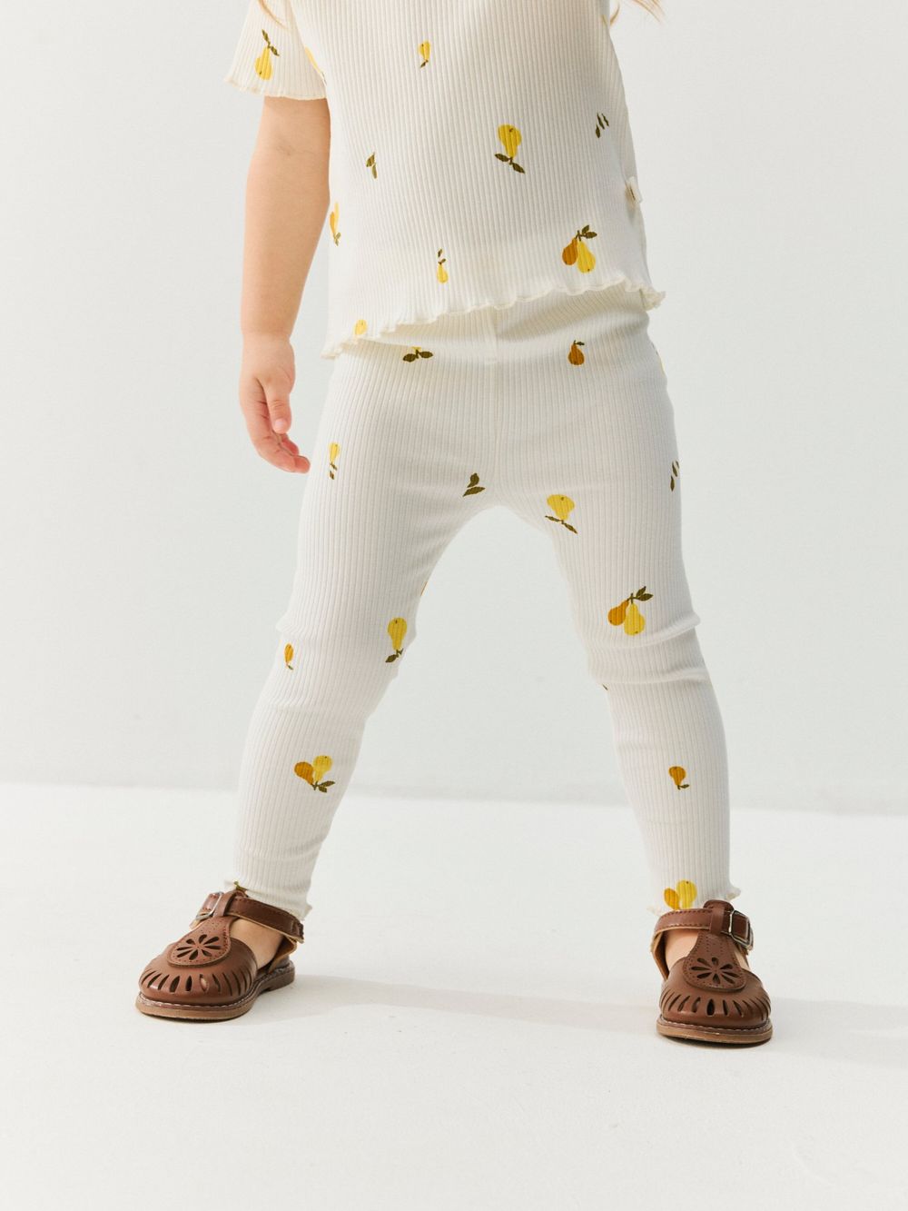 Лосины в рубчик "Груши" 0+