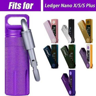 Aenllosi — Алюминиевый кейс для Ledger Nano X/S/S Plus Защитный чехол для аппаратных криптокошельков
