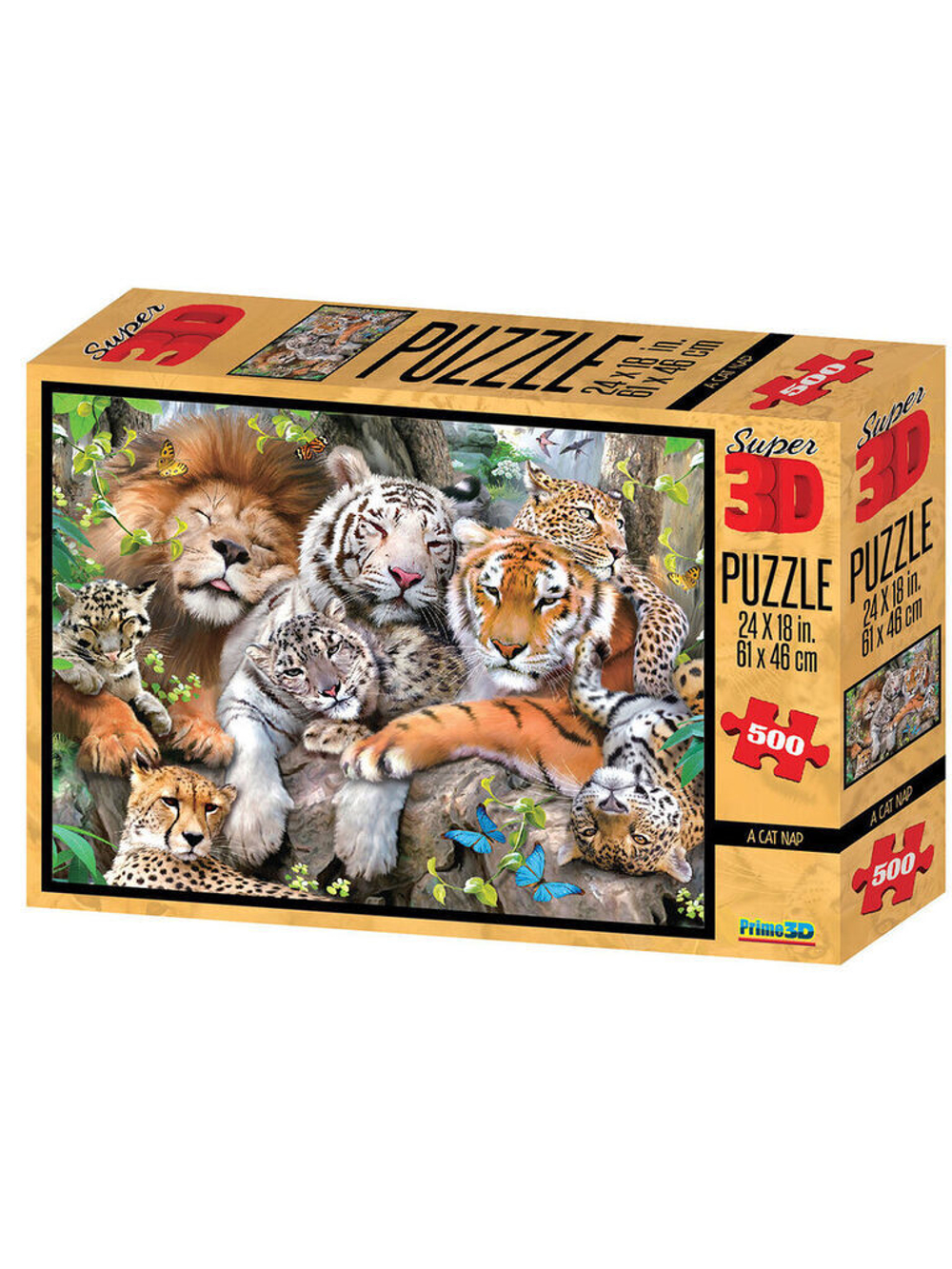 Пазл 3D 500 дет. 61*46см "Кошачий сон"