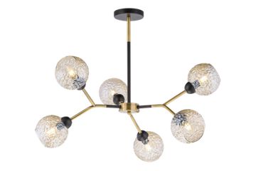 40268MD/6 MBK+AB (1) Люстра (NW)