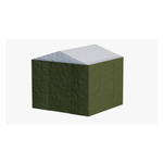 Палатка сварщика МногоТентов домик 2,9х3х2,2 м. Эконом.