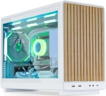 Корпус Lian Li A3-mATX W-W mATX/ITX G99.A3W-WD.00 ATX/SFX/SFX-L 1xКнопка питания 2xUSB3.0 TYPE-A 1xUSB3.1 TYPE-C 1xМикрофон 1xHD Audio Белый-Дерево