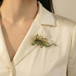 Брошь Fiore Luna Dragon чешский бриллиант BR15080 G/G