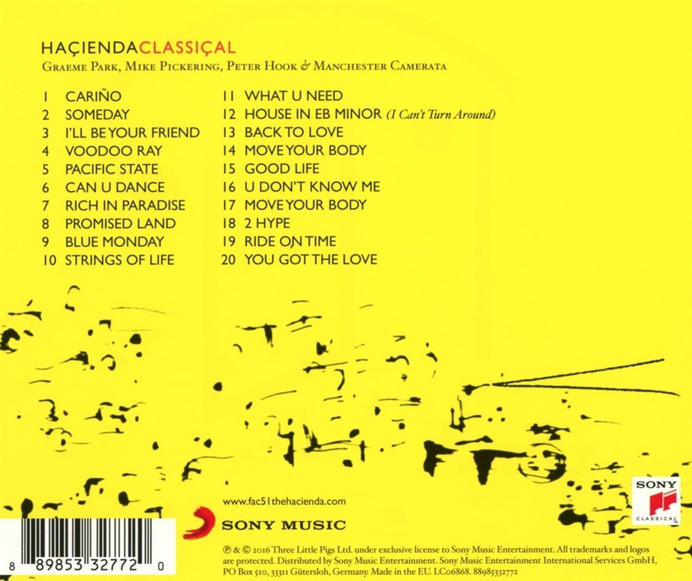 Peter Hook / Hacienda Classical (CD)