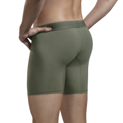 Мужские трусы боксеры удлиненные зеленые Clever BRITANICA LONG BOXER 166710