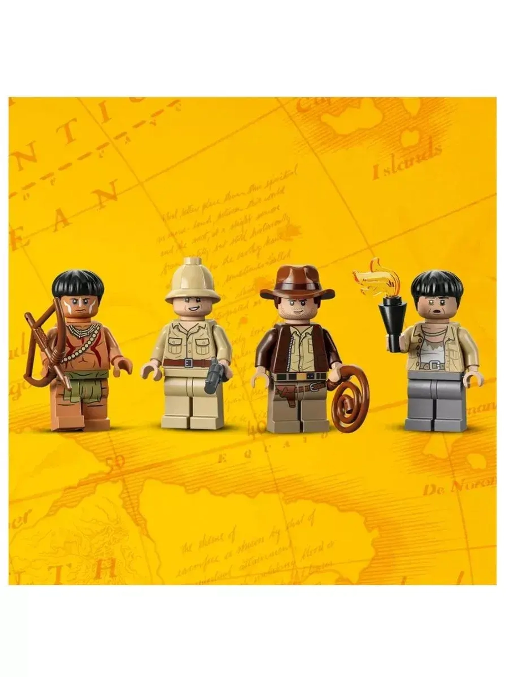 Конструктор Индиана Джонс Храм Золотого идола 1545 деталей