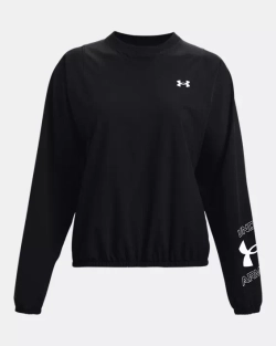 Свитшот женский Under Armour UA Woven Graphic Crew-Black