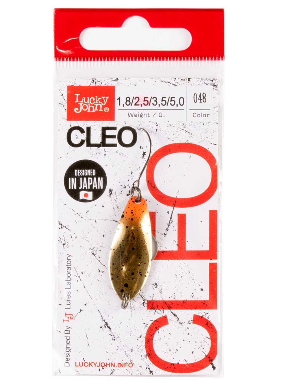 Блесна колеблющаяся Lucky John CLEO длина 34мм/3,5г 051
