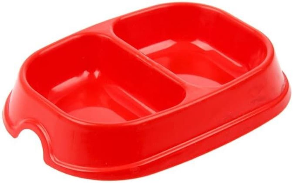 Миска 2 х 200 мл, красная   1430459