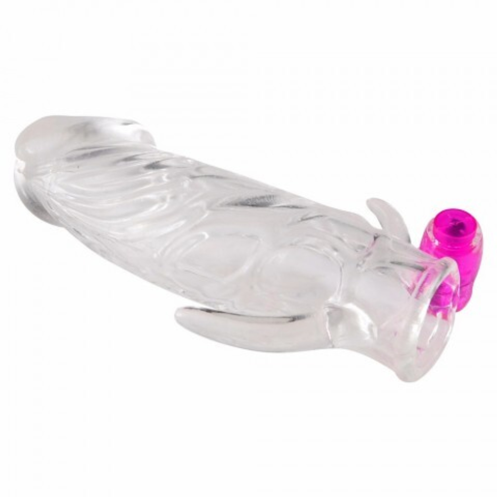 Насадка на пенис со стимулятором клитора