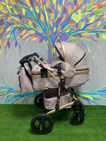 Коляска-трансформер 2в1 Luxmom 530 Хаки текстиль