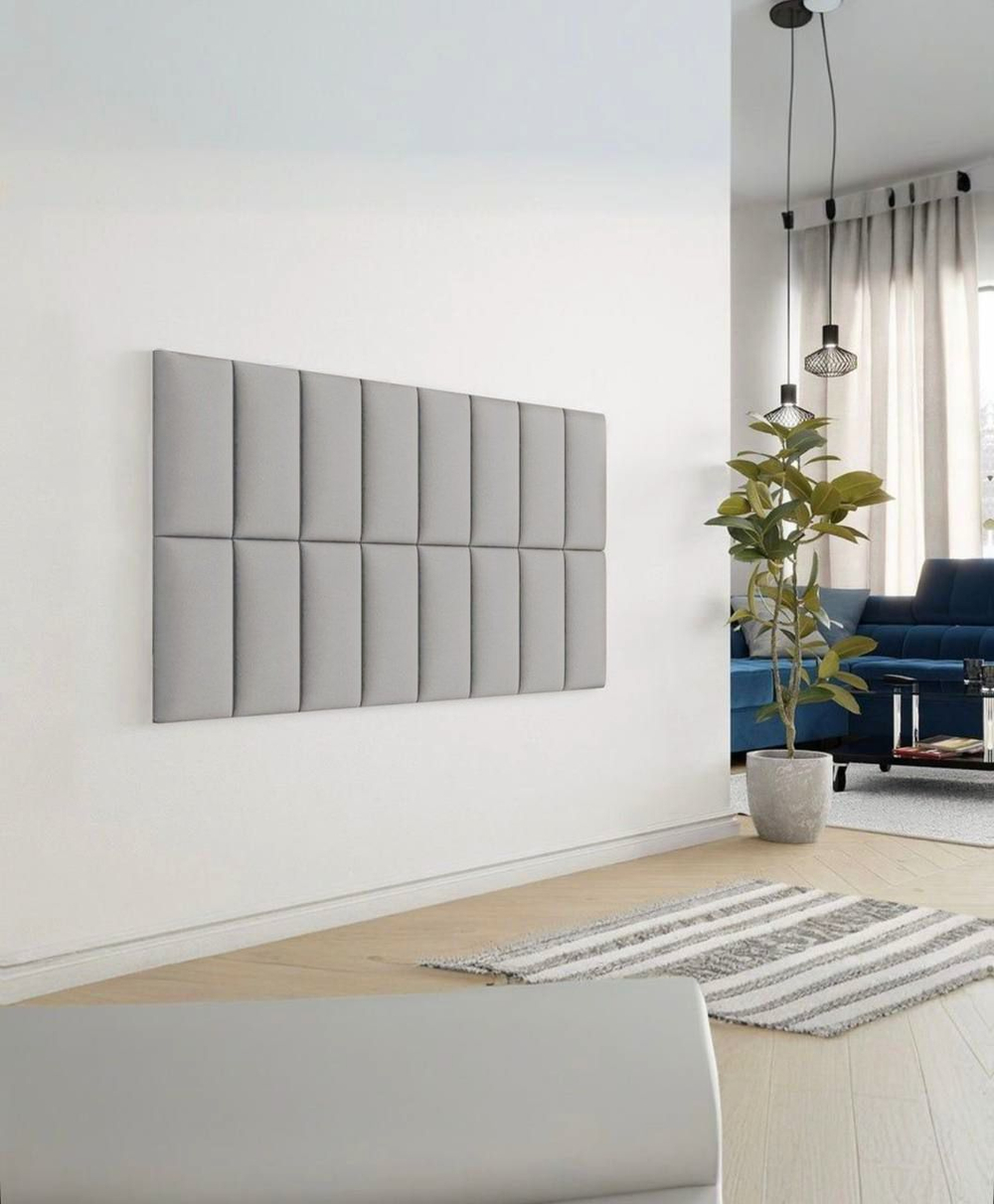 Мягкие панели; Стеновая панель; Изголовье для кровати 20х40см, 2 шт в комплекте