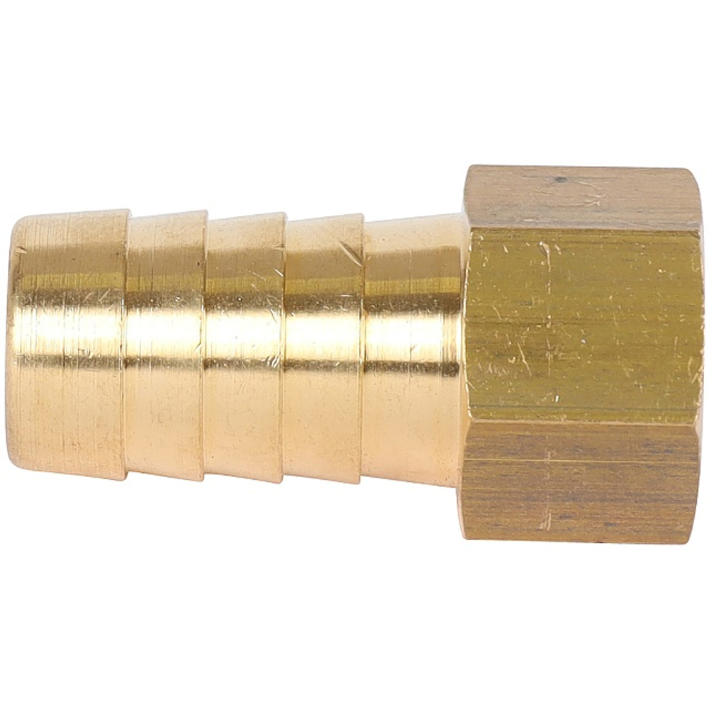 Штуцер с внутренней резьбой STOUT SFT 0036 - 1/4" x 14 мм (латунь без покрытия)