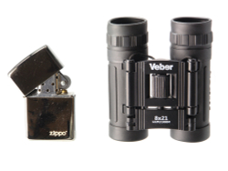 Бинокль БН  8*21 черн.Veber Sport