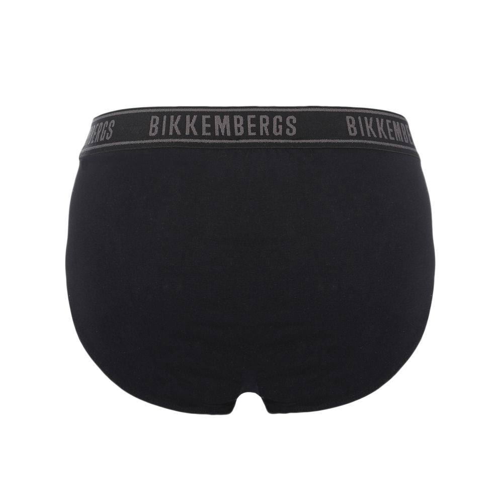 Мужские трусы брифы (черный) набор 2 в 1 Bikkembergs BKK1USP15BI