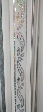 Плинтус ПВХ Серебряный лист  3 м