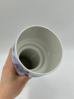 Ваза с синими цветами Wallendorf