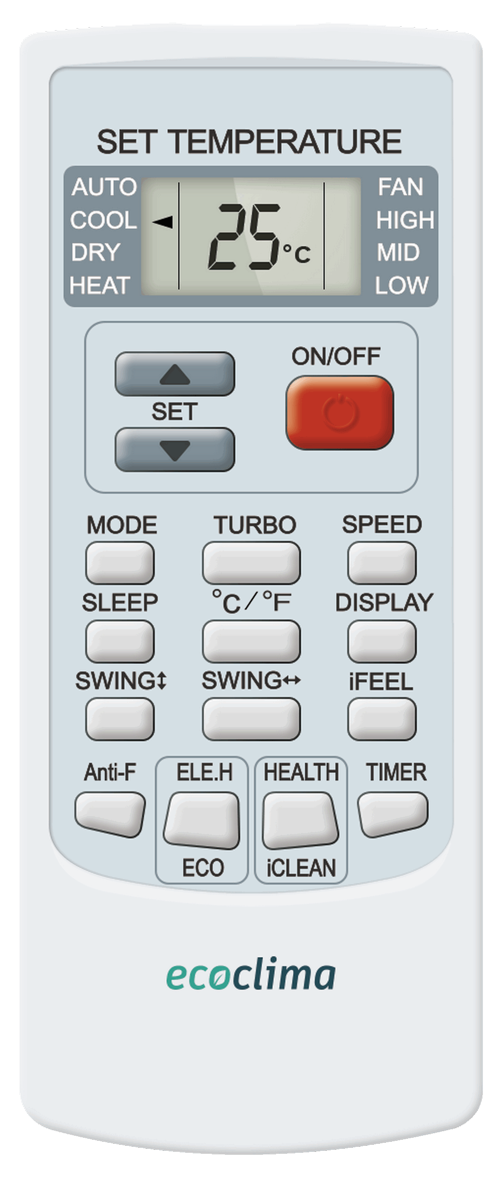 Сплит-система ECOCLIMA, FROST LINE Inverter, ECW/I-AX18/FB-4R1 / EC/I-AX18/F-4R1