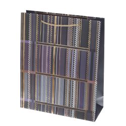 GAEM Пакет подарочный (бумага 210г/м2, блок микс 12шт), L26 W10 H32 см, 4в.