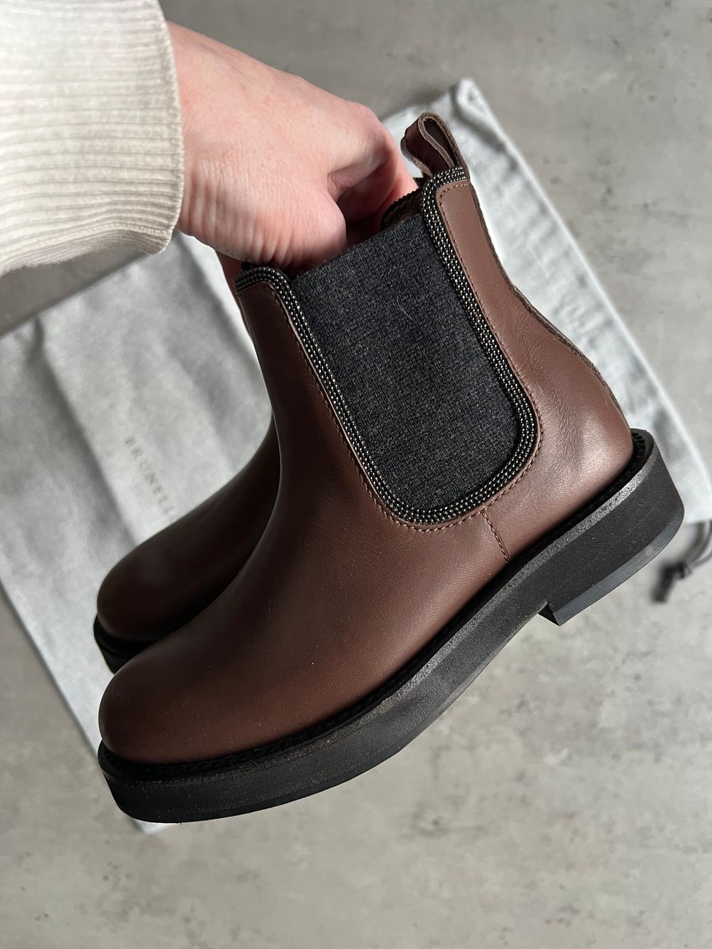 Новые ботинки Brunello Cucinelli, 27