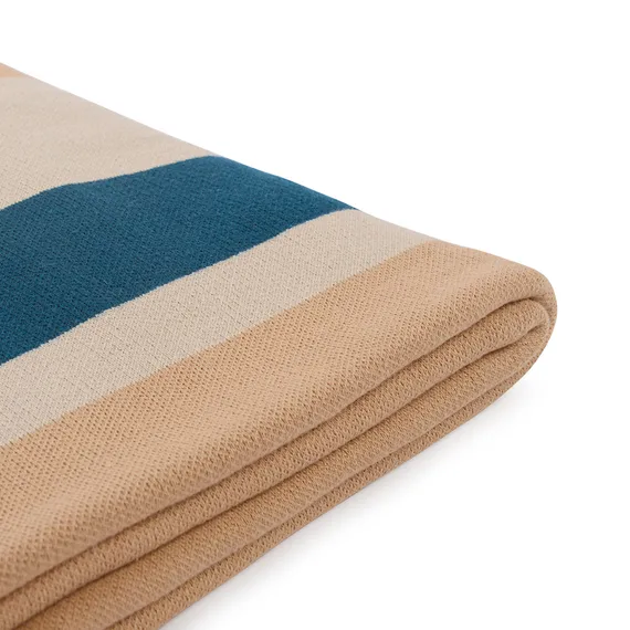 Плед из хлопка с рисунком tulip garden из коллекции terra, 130х180 см