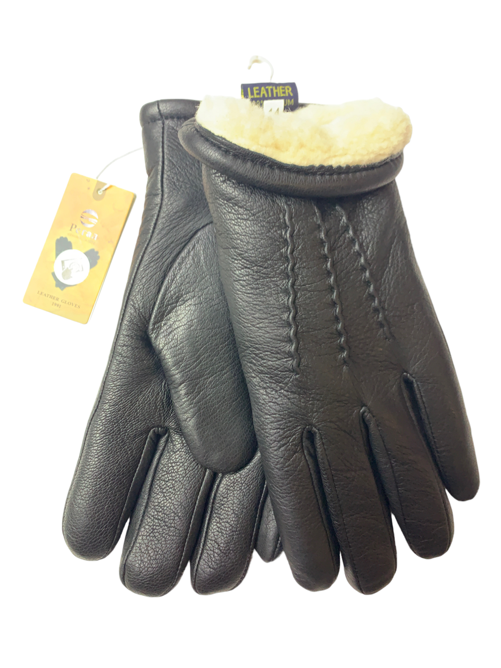 Регал.Кожа оленя.Набивная шерсть.СЕНСОРНЫЕ.Перчатки.Мужские.10 шт в упаковке.