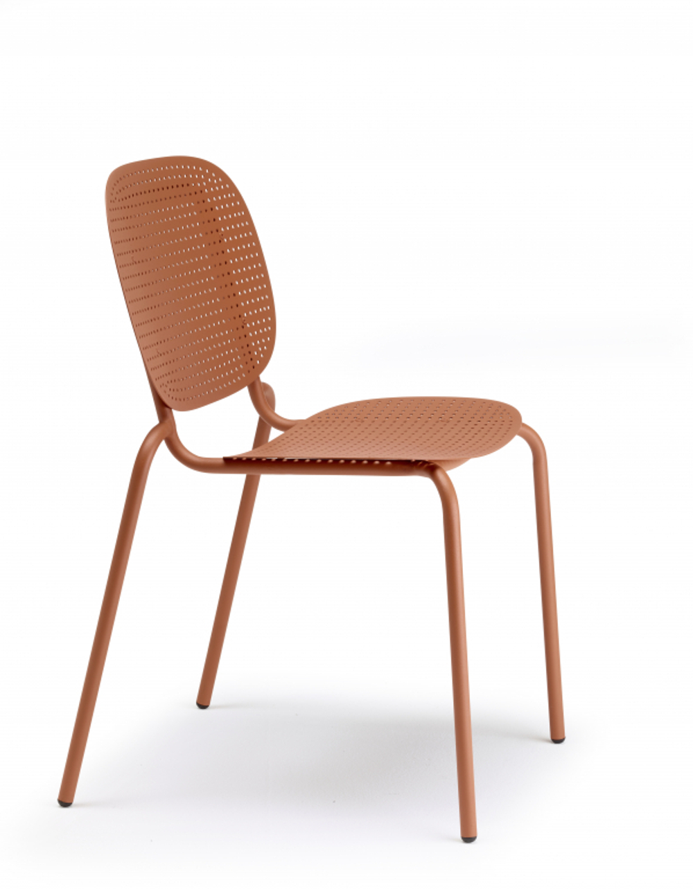 Стул металлический Scab Design Si-Si Dots, терракотовый