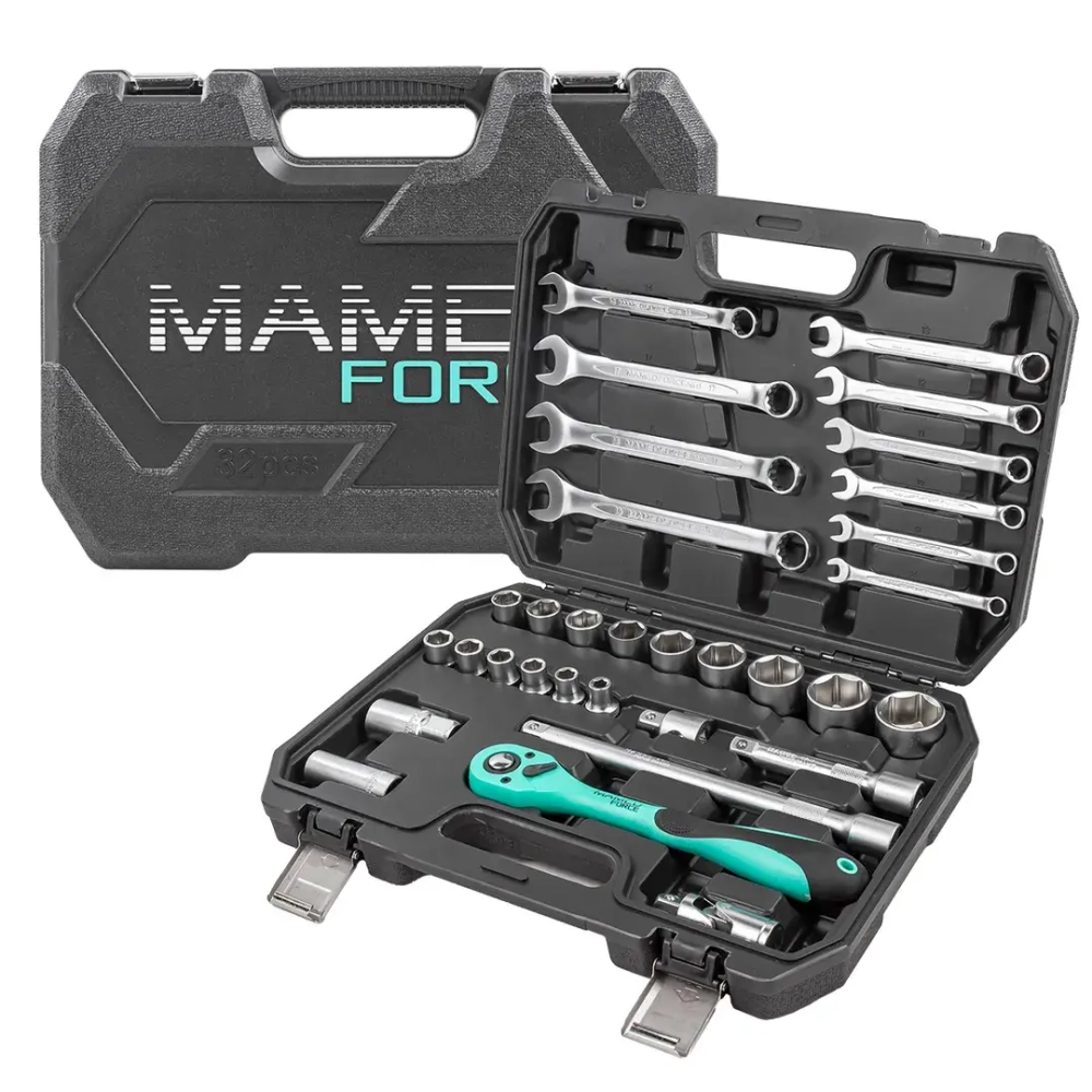 Набор инструментов PROFI 32пр. 1/2''(6гр)(4-32мм) MAMEDFORCE MF-4324-5