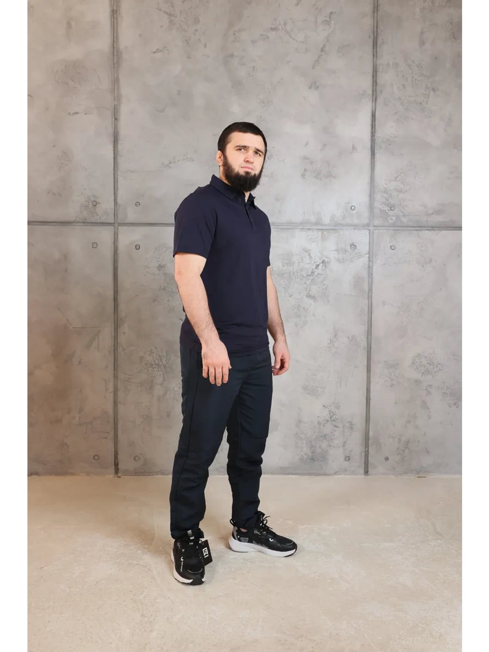 Футболка поло классическая хлопковая с коротким рукавом