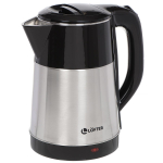 Чайник электрический Lofter, F01, черный, 2.2 л, 1500 Вт, скрытый нагревательный элемент, металл