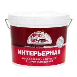 ЭКСПЕРТ Краска интерьерная для стен и потолков 7 кг