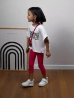 Бриджи в рубчик для девочки