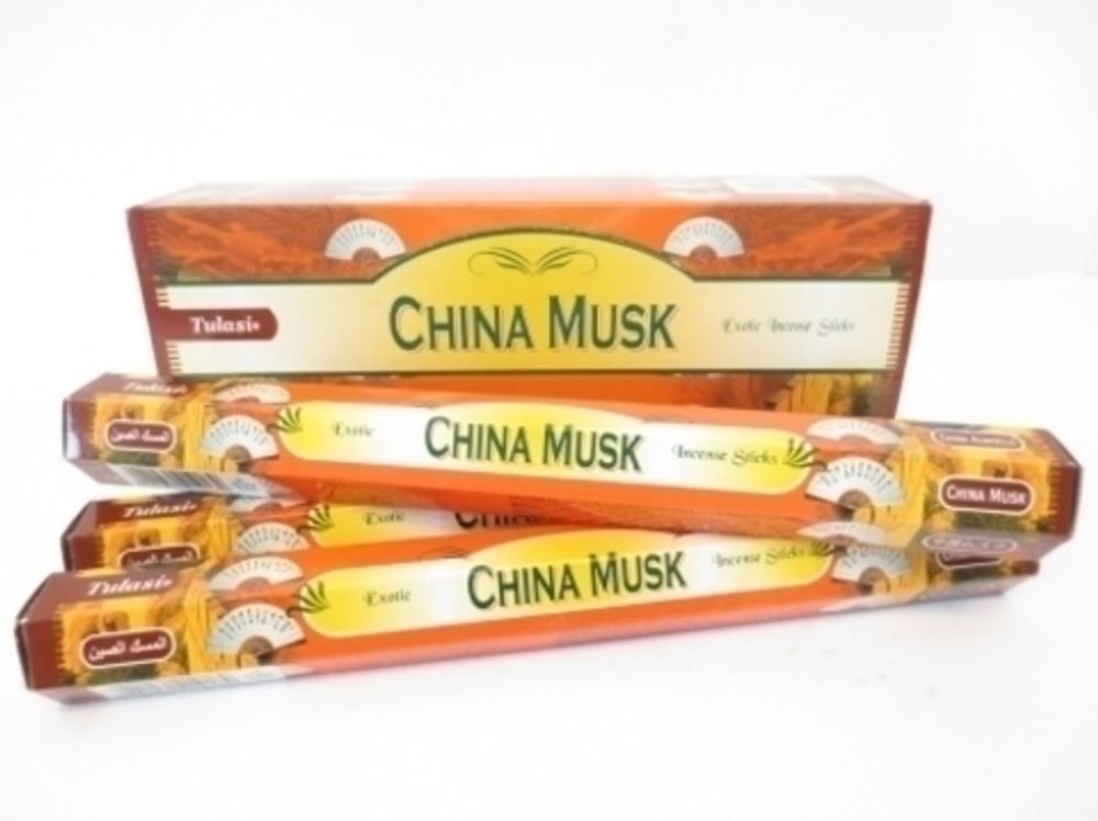 Tulasi China Musk шестигранник Благовоние Китайский Муск