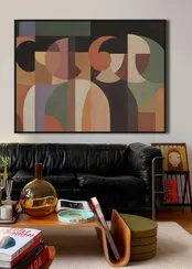 Постер Chromatic 90х120 см, разноцветный