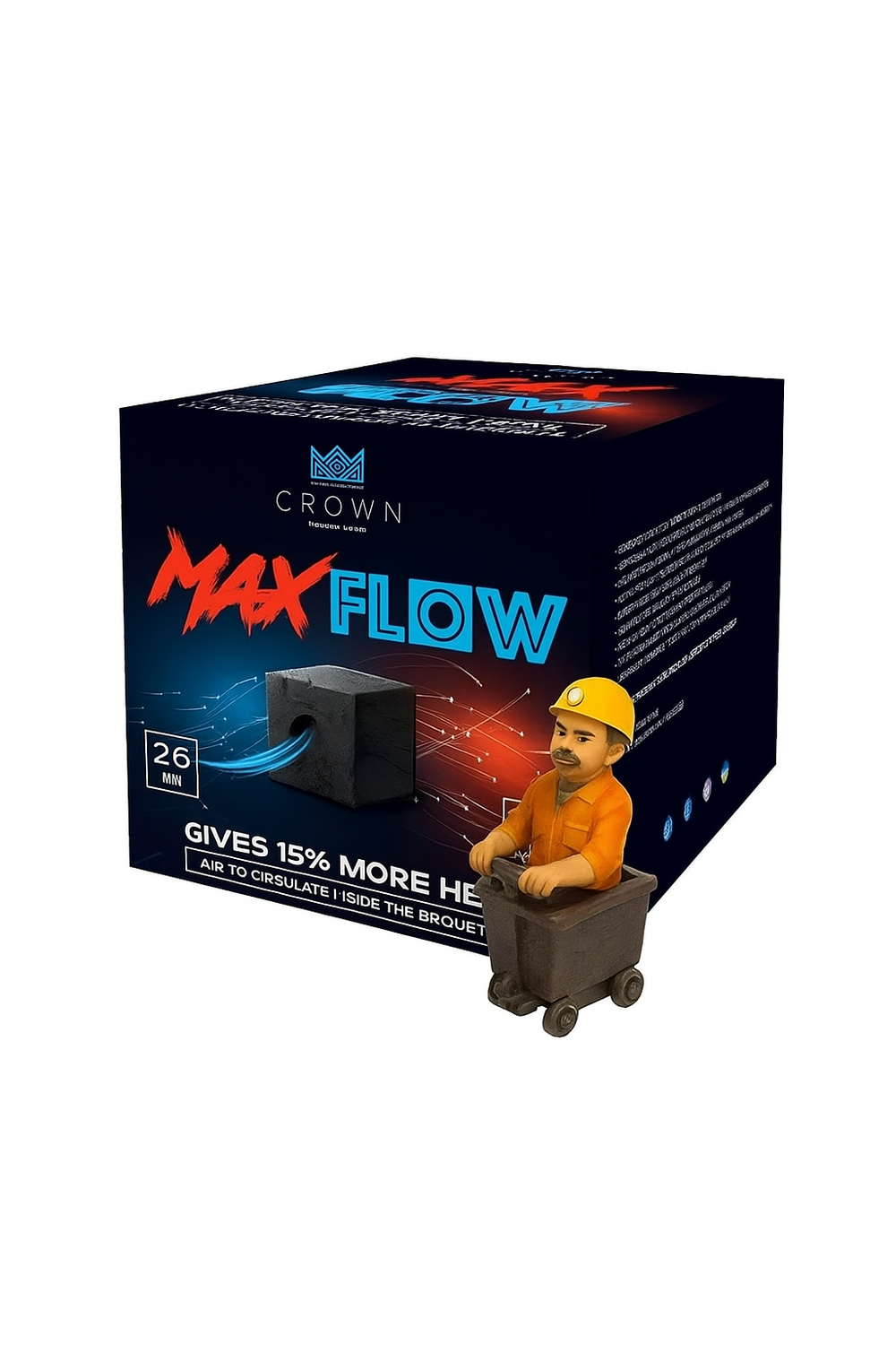 Węgiel Crown MaxFlow 26мм (1kg)