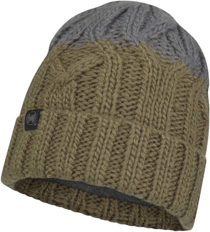 Шапка вязаная с флисом детская Buff Hat Knitted Polar Ganbat Bark Фото 1